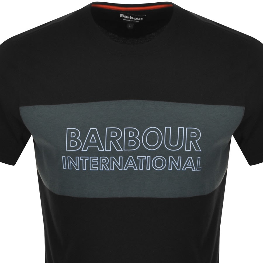 Alternative Image for ProductBarbour International Logo T Shirt Black2
